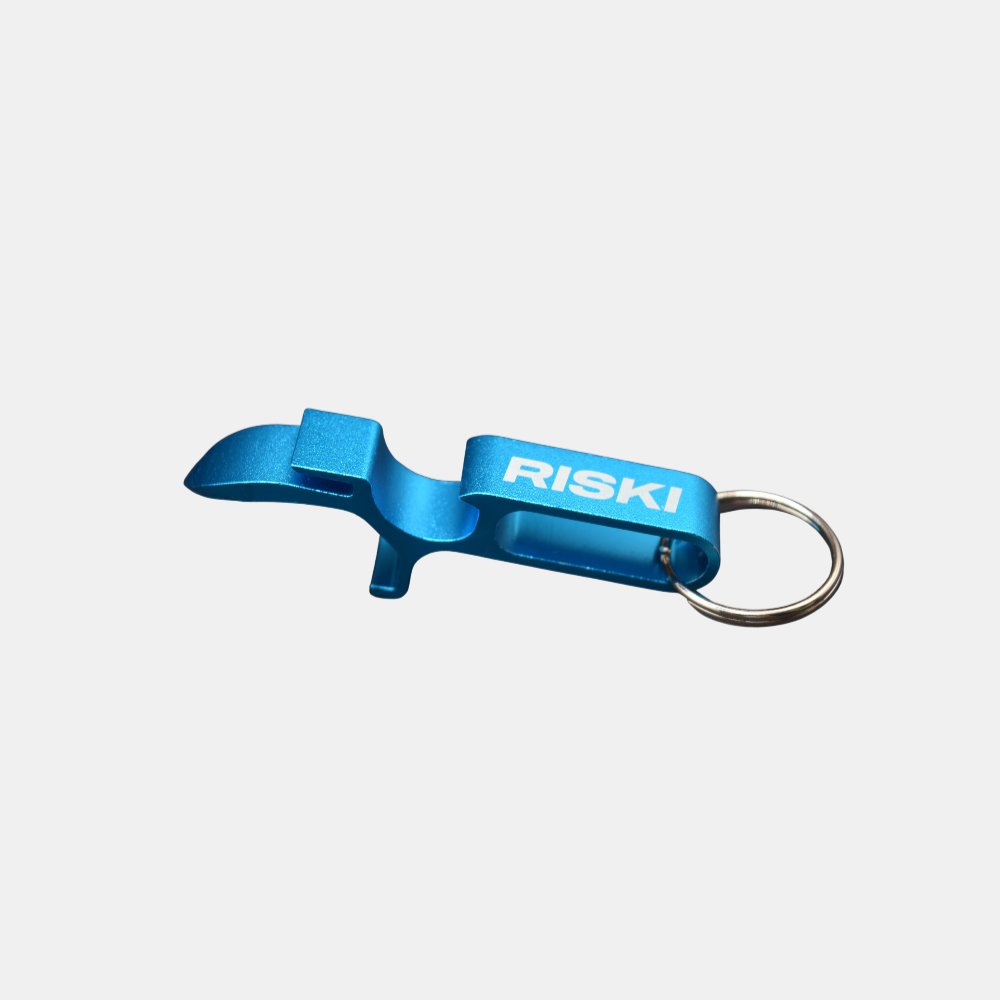 Riski Bottle Opener & Shotgun Tool - Blue