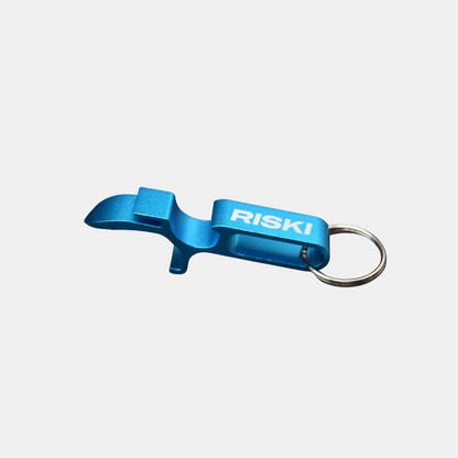 Riski Bottle Opener & Shotgun Tool - Blue