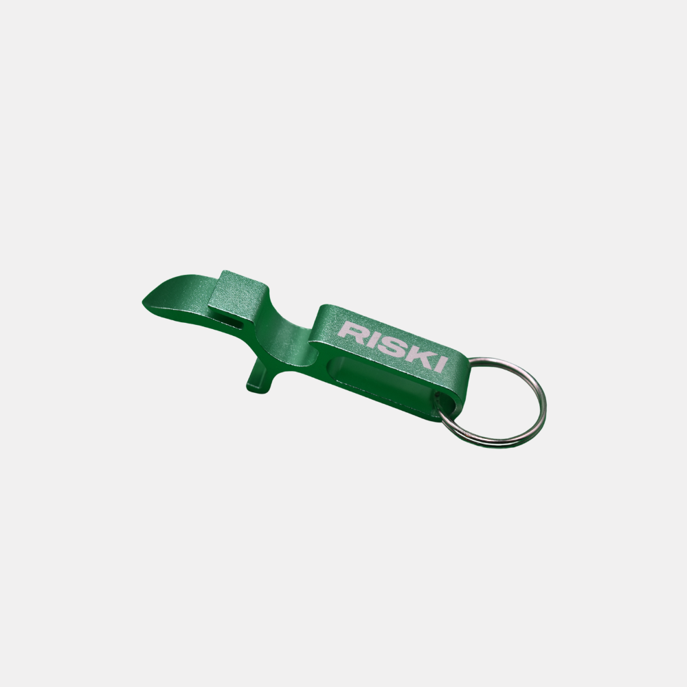 Riski Bottle Opener & Shotgun Tool - Green