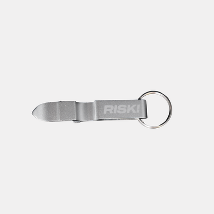 Riski Bottle Opener & Shotgun Tool - Silver